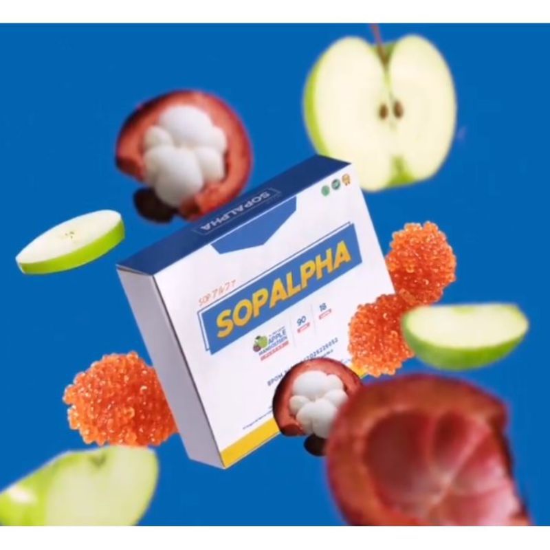 2BOX SOPALPHA ISI 36 SASET SOPALPHA BIOBOOST BPOM Halal SOPALPHA BIOBOOST