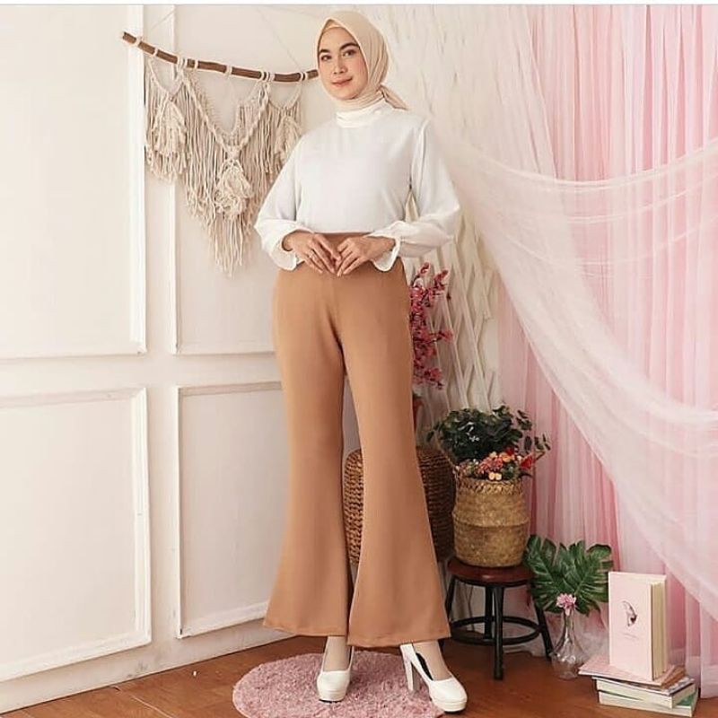 CELANA CUTBRAY // SCUBA PANTS CUTBRAY WANITA