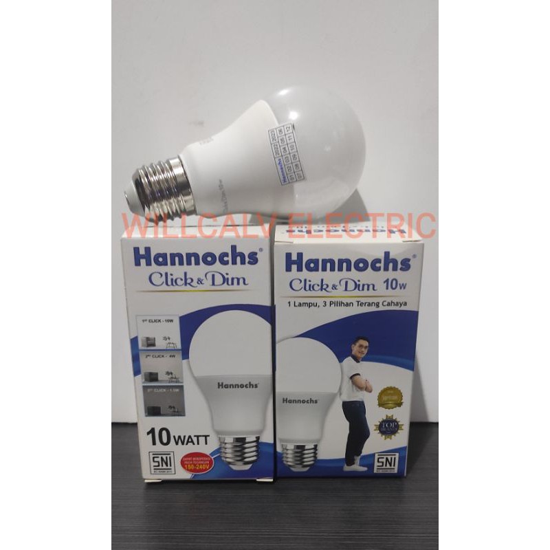 LAMPU LED HANNOCHS KLIK &amp; DIM 10W 10WATT 10 W / LAMPU LED HANNOCHS KLIK AND DIM 10W 10WATT 10 WATT