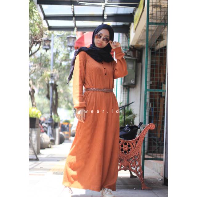 NEW BOXY LONG DRESS BUSUI - long dress knit - busui long dress - boxy dress busui - dress busui