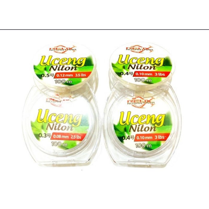 Senar RELIX UCENG NYLON 100M | Size : 0.06mm - 0.15mm