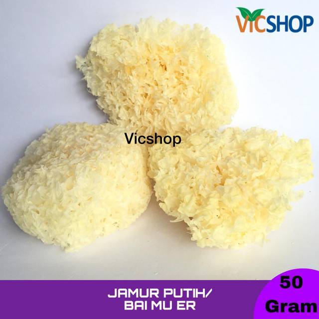 

Jamur Putih/Jamur Salju/Bai Mu Er/snow white Fungus/Yin Er