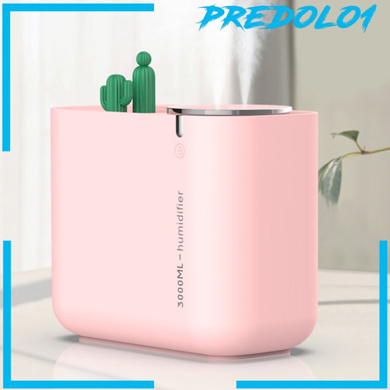 [PREDOLO1] 3000ML Ultrasonic Essential Oil Humidifier Diffuser Air Purifier Pink