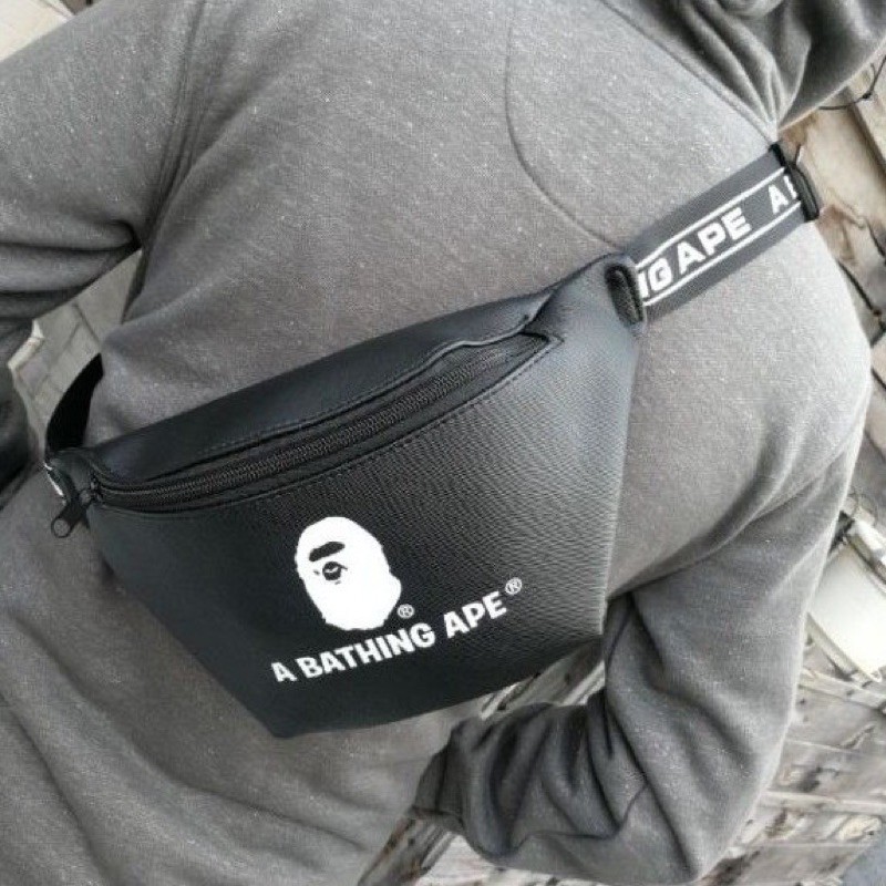 waistbag Bapee waist bag A bathing ape tas selempang pria bape import tas slempang bape