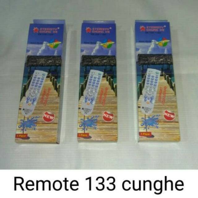 Remote TV Multi Fungsi/ Universal LED/LCD/ Tabung RM133 + Lampu