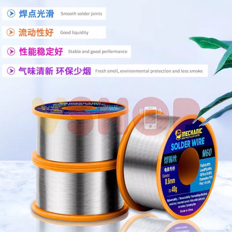 TIMAH SOLDER - SOLDERING WIRE MECHANIC M60 SERIES 40G