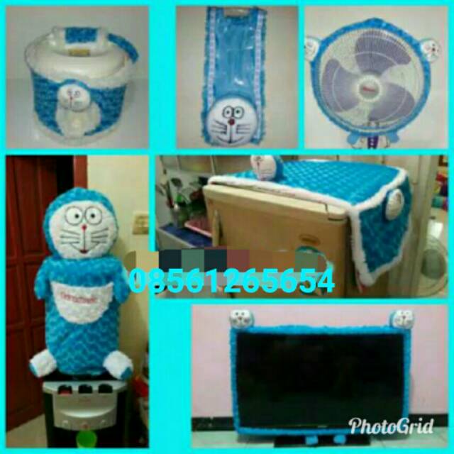 Homeset 6in1 karakter doraemon