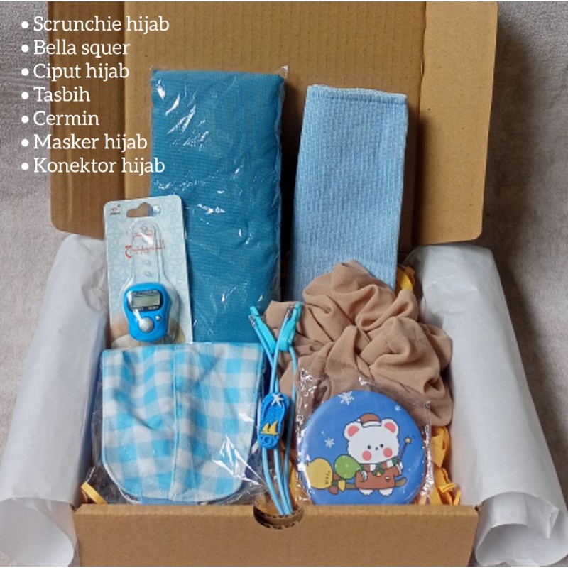 

Hampers hijab/kado ulangtahun/hadiah ultah/gift