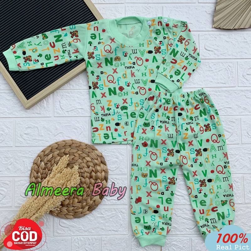 Setelan Baju Bayi Lengan Panjang Almeerababy