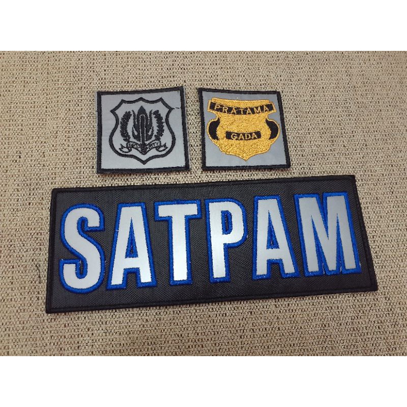 Atribut Rompi satpam