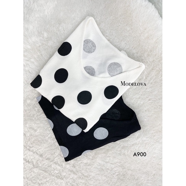 MDLV ~ A900 Polka Knit Top Korea terbaru Atasan Lengan Panjang Polkadot Atasan Rajut Polka Baju Rajut Polka Atasan Premium Baju Import Blouse Import Blouse Polkadot Fashion Import