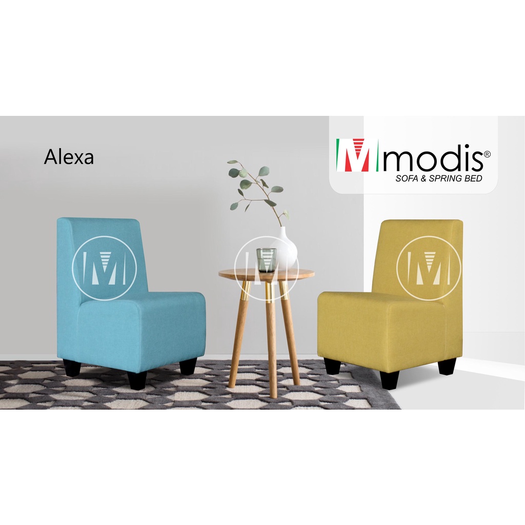 Sofa Tamu Modis tipe Alexa - Sofa 1 Person Minimalis - Sofa Mewah Keluarga - Medan