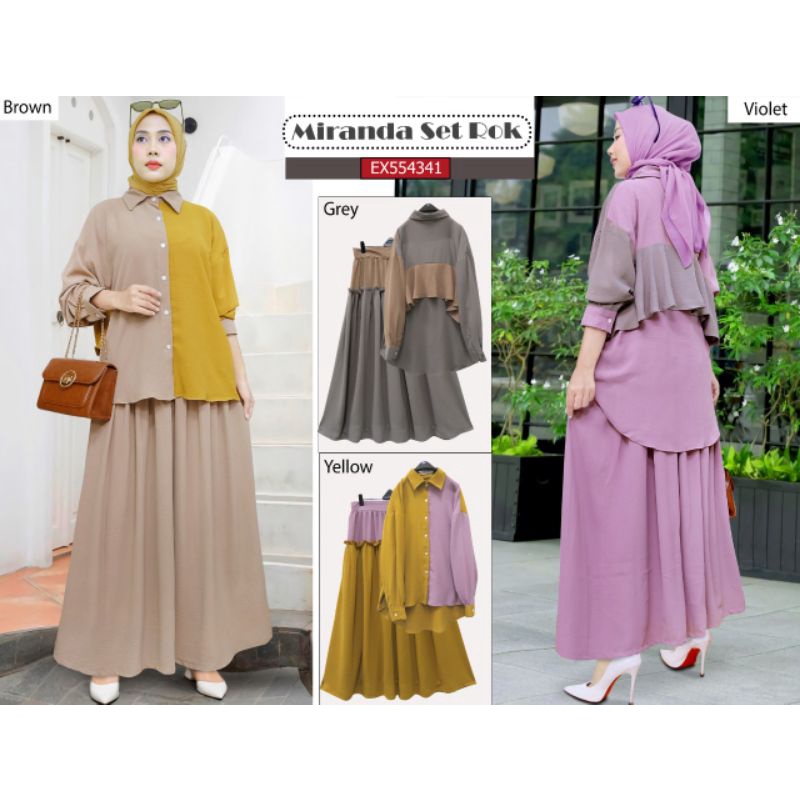 setelan rok dan tuni extu