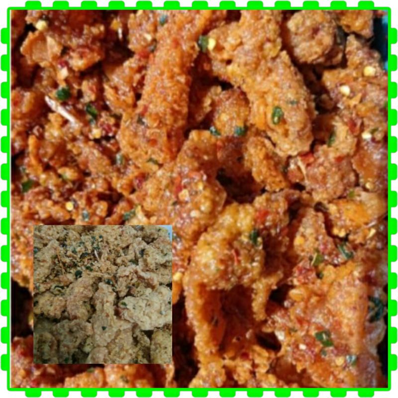 

[READY BJM] Keripik Kulit Ayam uk 70 gr Ori dan Pedas daun Jeruk