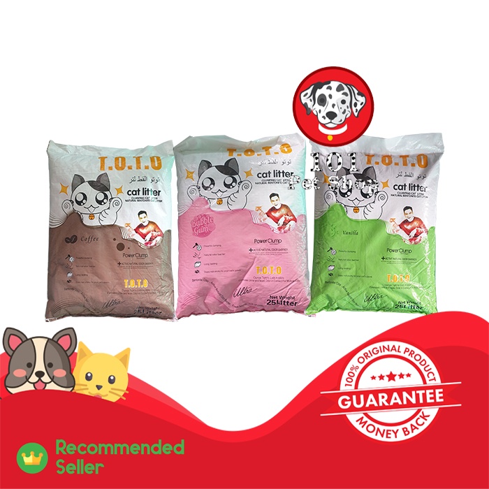 PASIR KUCING GUMPAL WANGI TOTO 20KG ( KHUSUS EKSPEDISI )