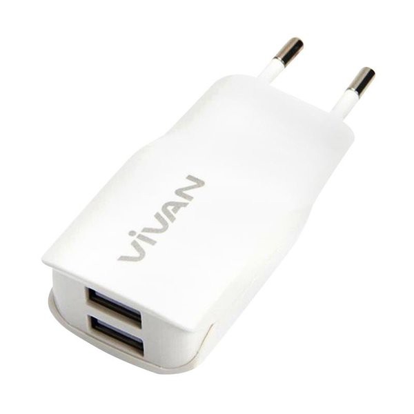 VIVAN DD01 Double USB Charger 2.4A Original