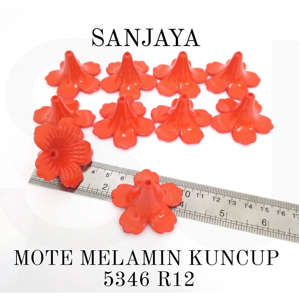 MOTE MELAMIN / MANIK CORONG / MANIK MELAMIN CORONG BUNGA / MOTE MELAMIN KUNCUP 5346