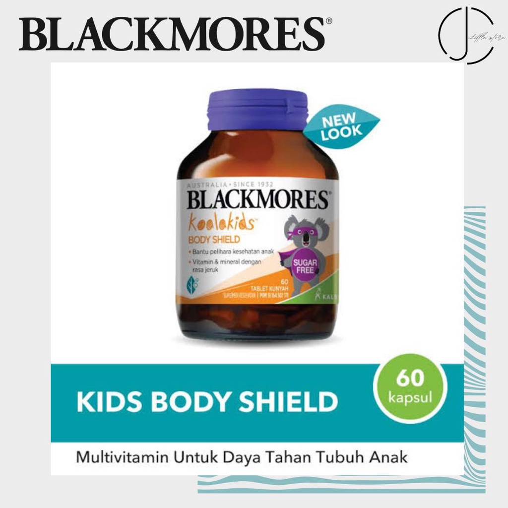 Blackmores Kid / Kids Body Shields / Shield - 60 tab BPOM Kalbe Farma