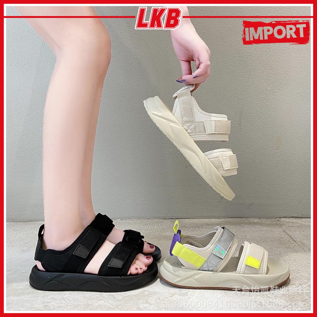LKB 017 SANDAL WANITA SANDAL KOREA ORIGINAL WEDGES SANDAL TALI WANITA KOREA IMPORT PREMIUM QUALITY