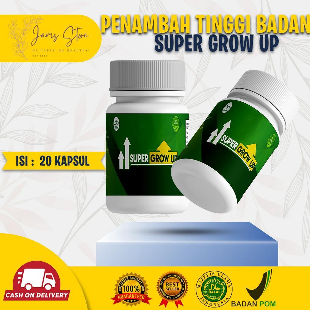 

SUPER GROW UP – Peninggi Badan Original Terlaris / susu penambah tinggi badan/ penambah tinggi badan