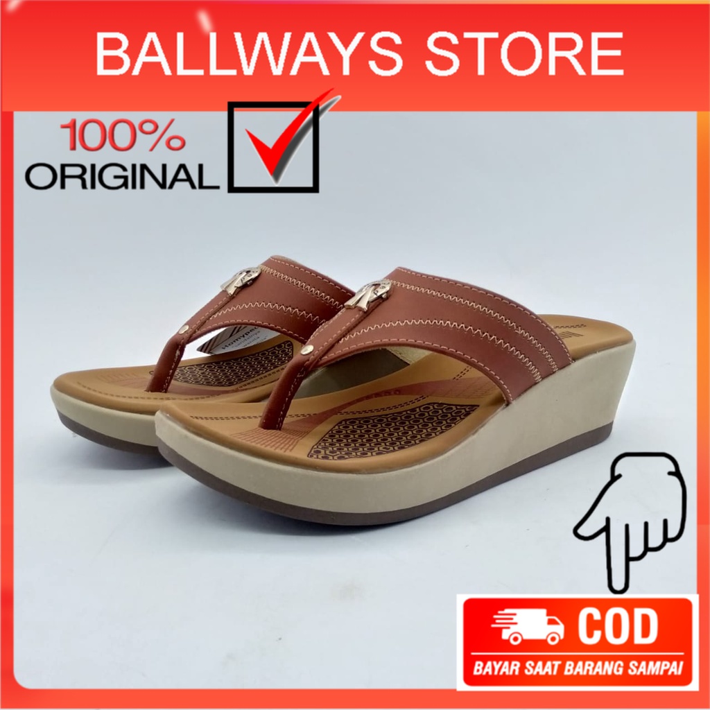 Model Sandal HOMYPED Wanita Original Terbaru Wedges Promo Ori Size 36 - 40 Kekinian Kulit Sintetis L
