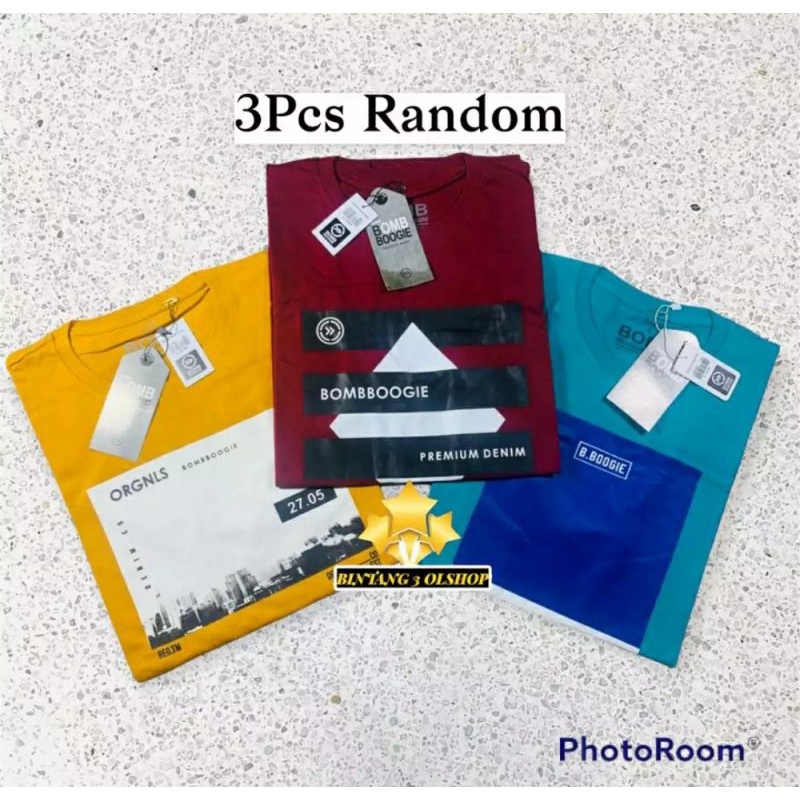 KAOS BOMBOOGIE ORIGINAL// 3pcs Rp 100rb// KAOS BOMBOOGIE FULL HANSTAG/ KAOS DISTRO BOMBOOGIE