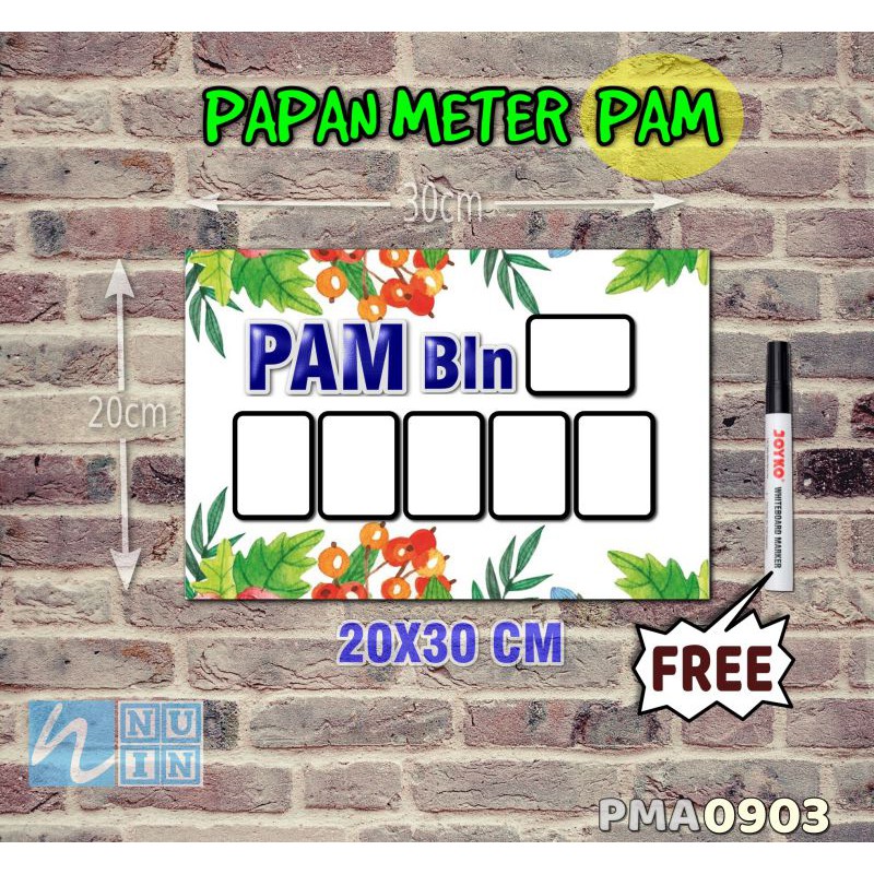 

Nuin Papan Meter Listrik PLN PAM motif Unik - Lukis 03
