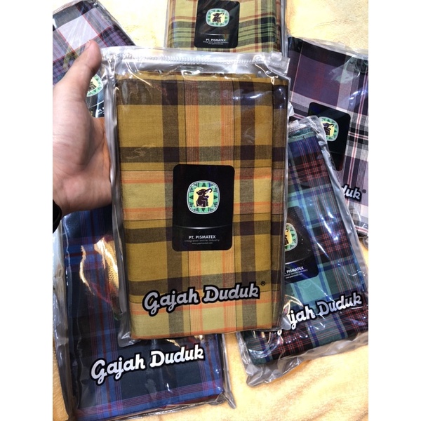 Kain Sarung GAJAH DUDUK Pria Katun Halus