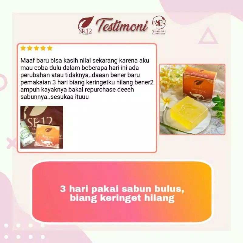SABUN BULUS SR 12 HERBAL SABUN WAJAH SR12