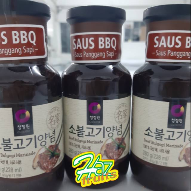 

CHUNG JUNG ONE BBQ SAUCE BEEF 228 ML