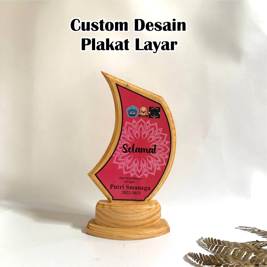 PLAKAT KAYU CUSTOM/PLAKAT KAYU LAYAR /PLAKAT KAYU MURAH/VANDEL KAYU CUSTOM FREE DESAIN