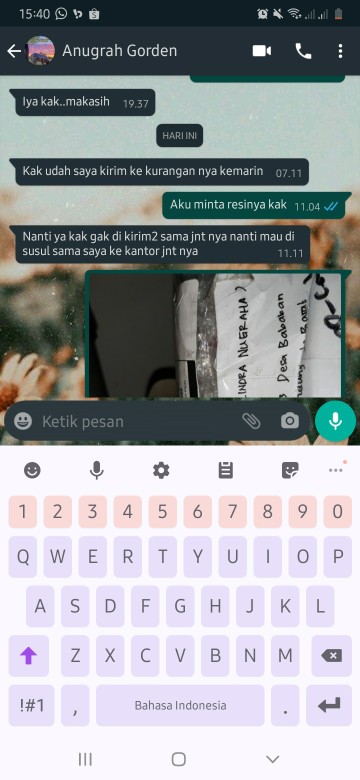 Hook Cantolan Tali Gorden Motip Bunga Tratai Dan Matahari