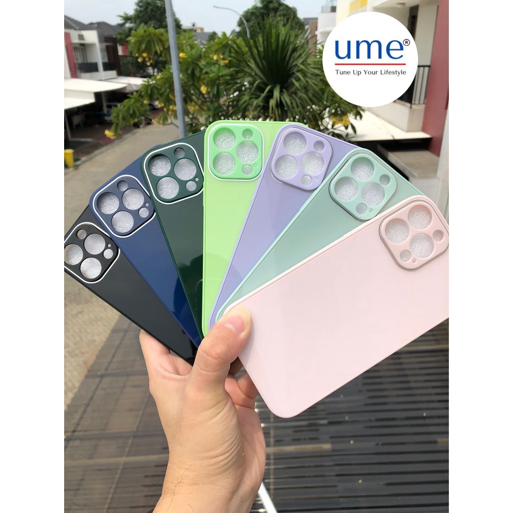 Casing Realme C31 casing colourfull glass case soft case UME glass colour