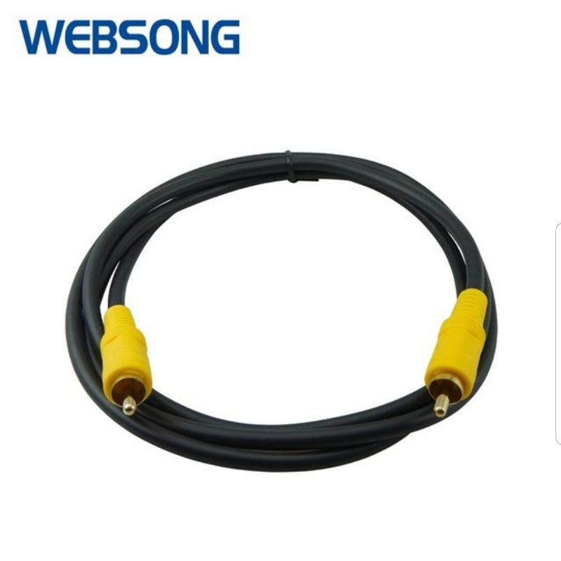 Kabel RCA Video Kuning 1.5M Websong