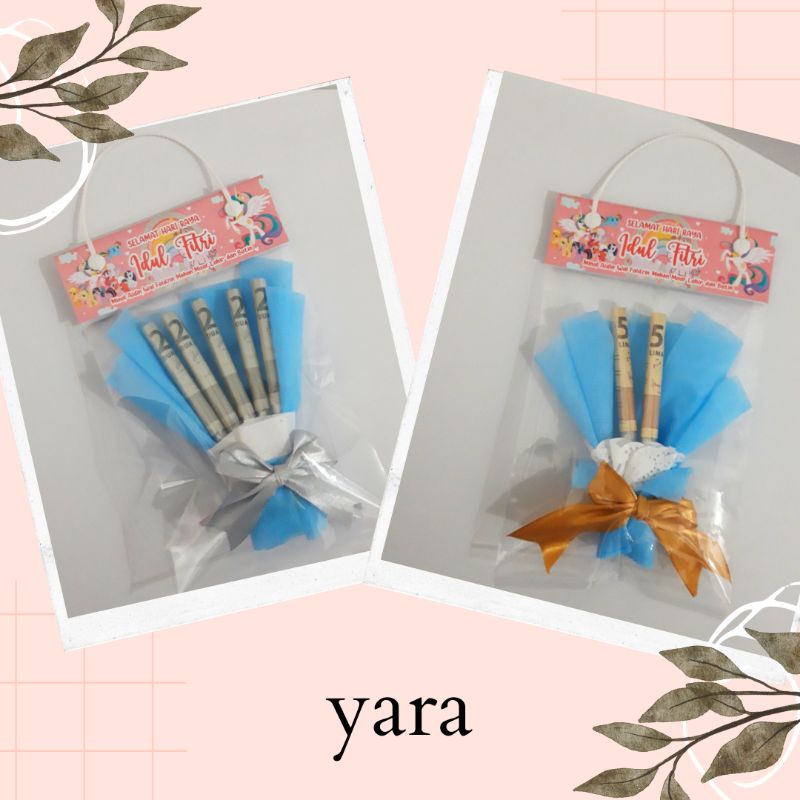 buket mini uang asli hadiah lebaran| angpao hari raya