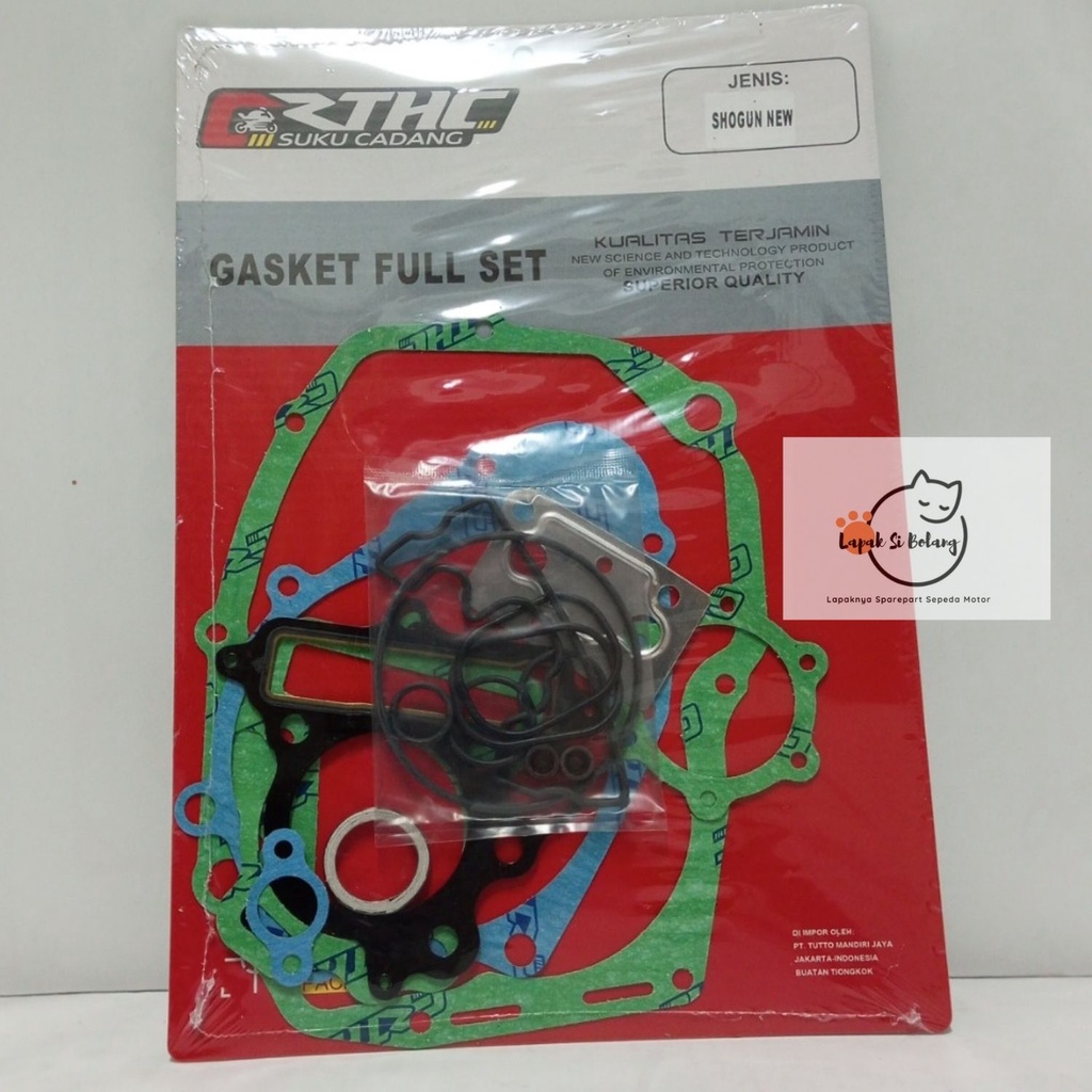 PAKING FULL SET GASKET KIT PULSET SHOGUN NEW + SEAL KLEP RTHC
