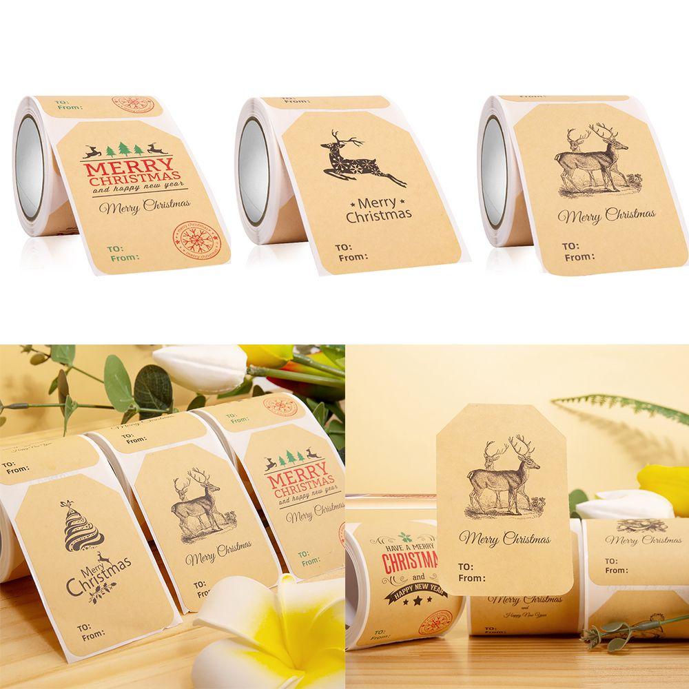 100 Pcs Stiker Label Segel Kemasan Kue Handmade Untuk Dekorasi Festival