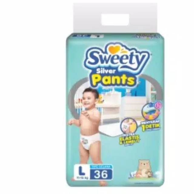 Sweety Silver Pants L 36