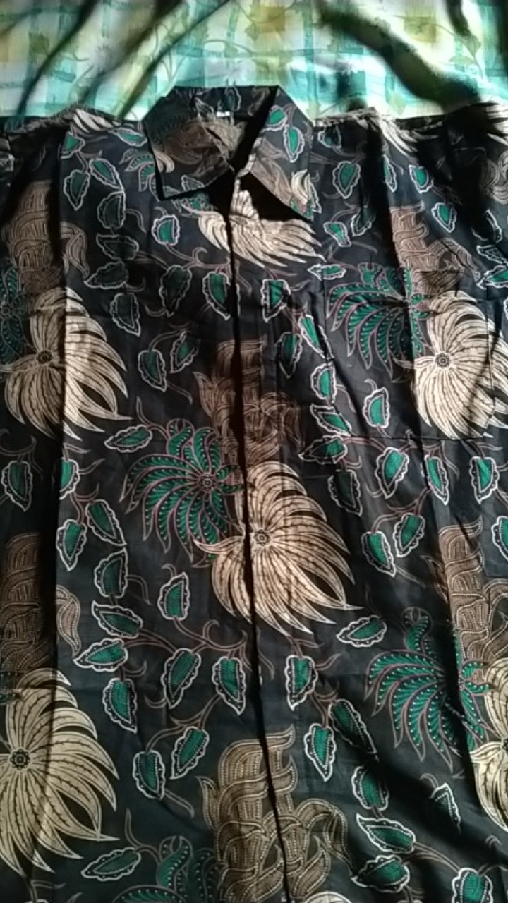 Size M L Xl Xxl Xxxl Bswart Batik Hrb026 Kenongo Kemeja Batik Lengan Panjang