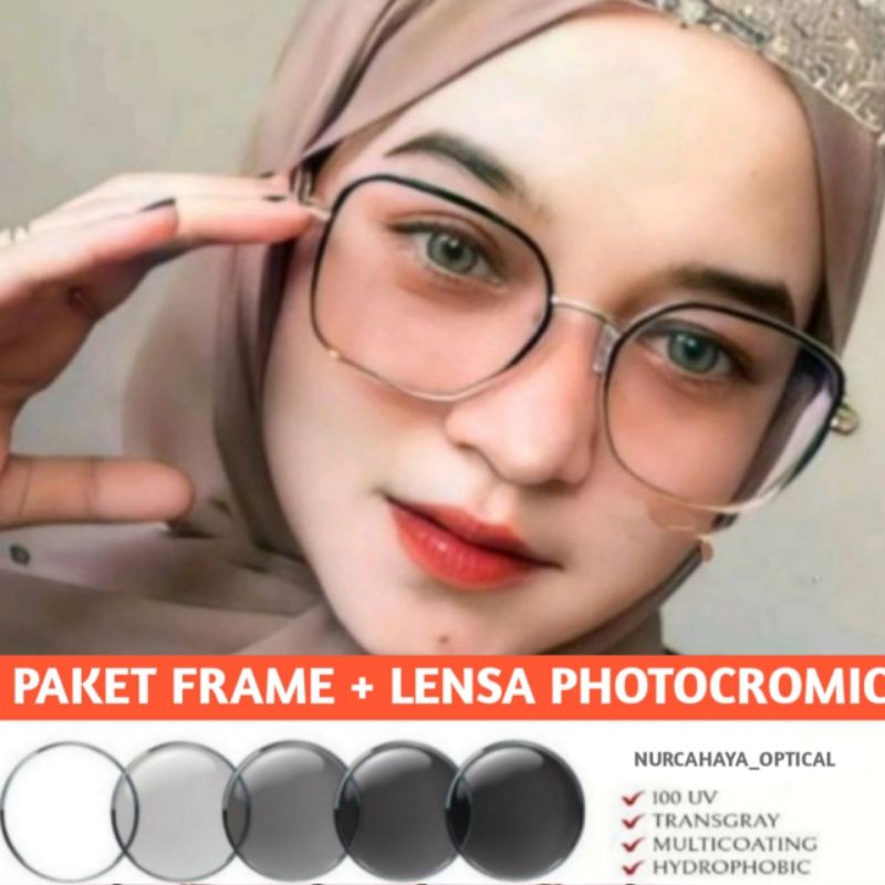 KACAMATA:2109(kacamata minus/lensa photocromic)