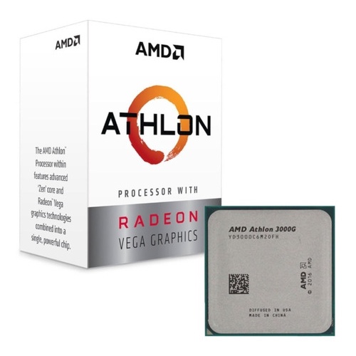 Processor AMD ATHLON 3000G BOX 3.5GHz With Radeon VEGA 3 - Socket AM4