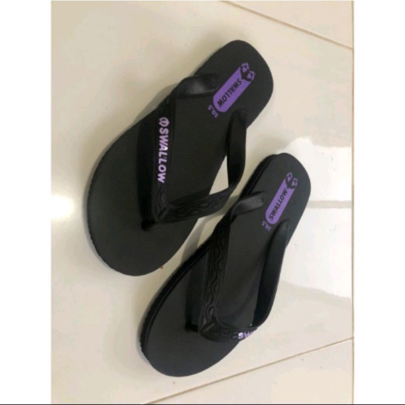 sandal jepit swallow black pearl m 02 sandal karet