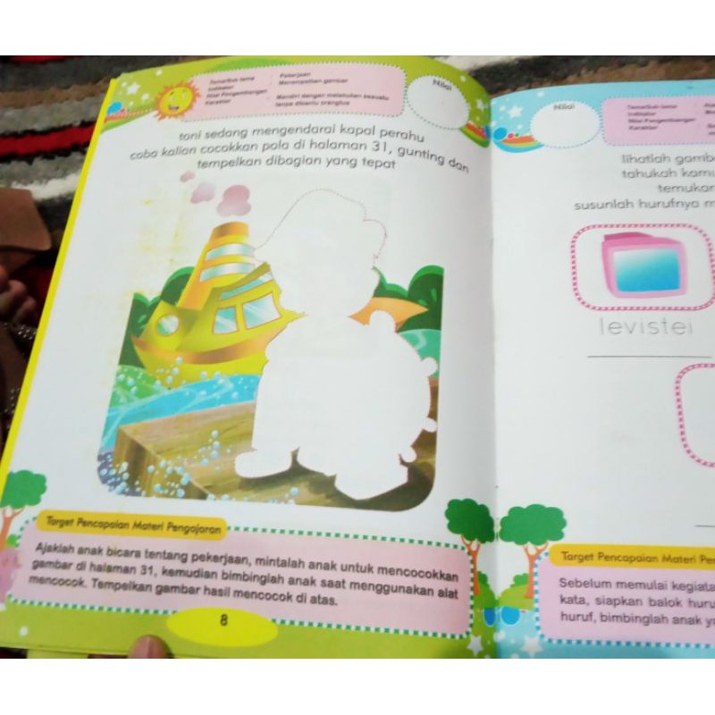 BUKU PAKET ANAK 4-5 TAHUN ISI 2 BUKU ANAK PINTER KREATIF BERBAHASA (21×28cm)