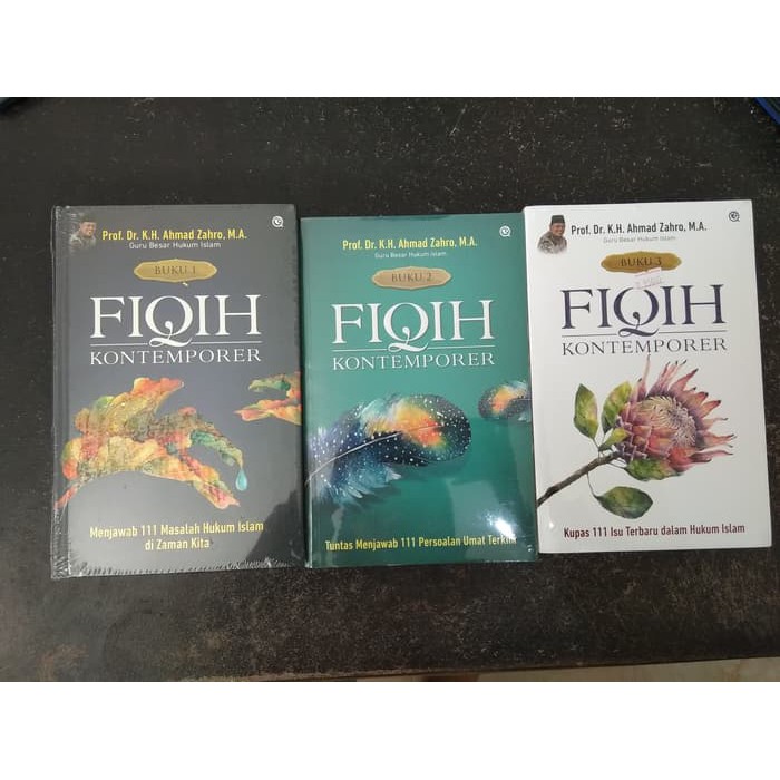 Paket Lengkap Buku Fiqih Kontemporer Buku 1 2 dan 3 - Ahmad Zahro