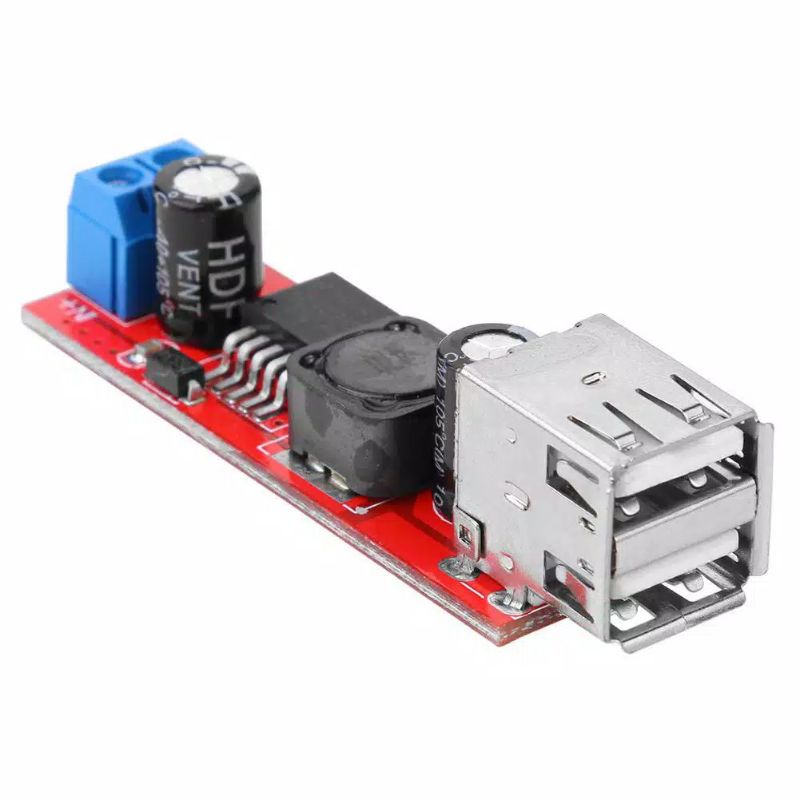 Dual USB to 5V Converter DC-DC 3A Step Down Power Module