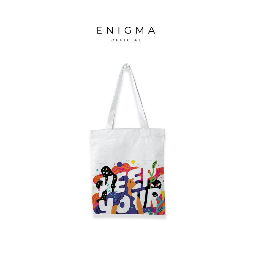 SALE TOTEBAG KANVAS ORIGINAL ENIGMA TOTEBAG KANVAS COLLECTION LYS