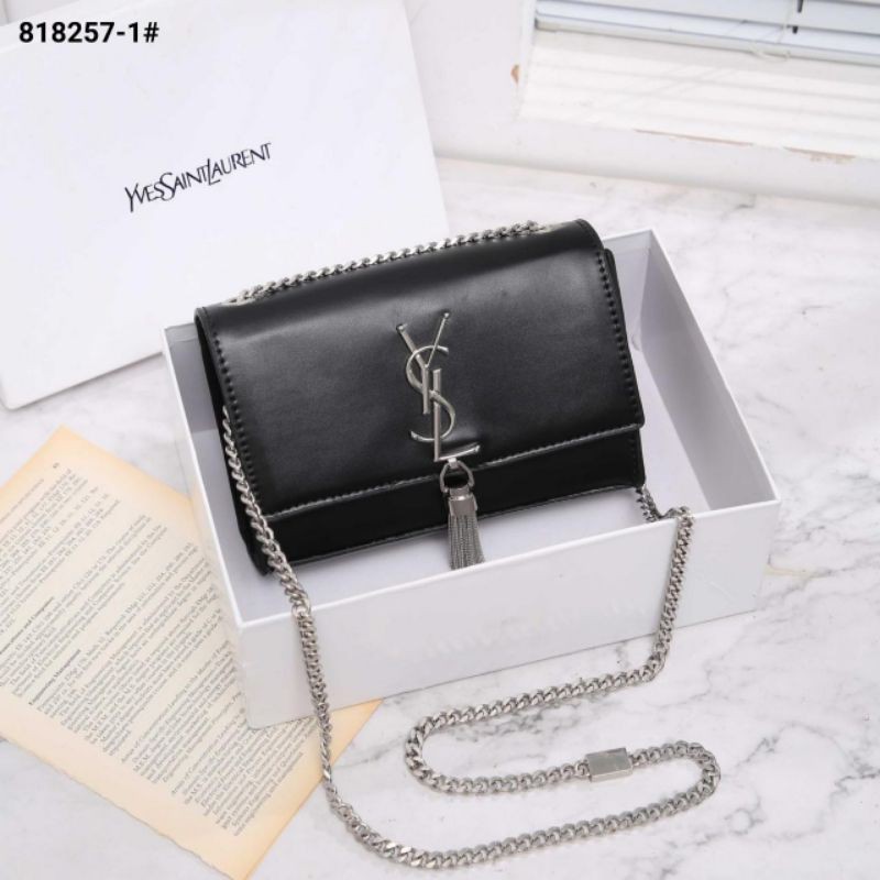 YsL Yves Sain Laurent Kate Chain Shoulder Bag Include Box 818257