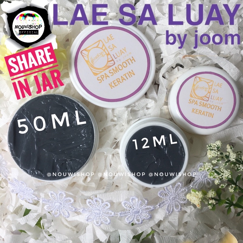 Lae Sa Luay Spa Smooth Keratin Hairmask / Share In Jar / Original BPOM