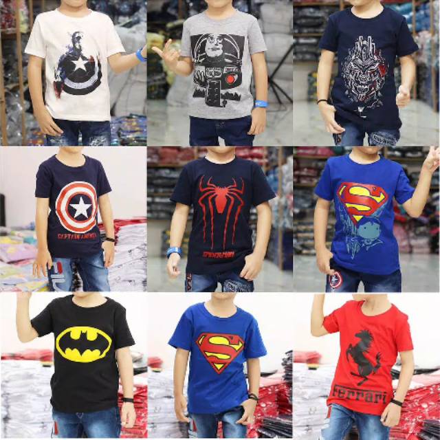 KHUSUS GROSIR KAOS RG KIDS 12PCS