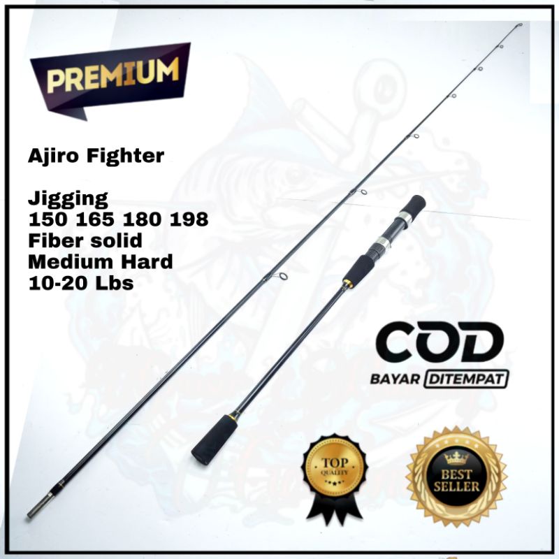 joran pancing jigging laut ajiro fighter 150 165 180